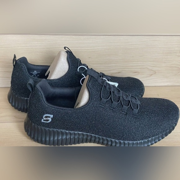 Skechers hands free Women’s Sneakers Athletic Memory Foam Black Size 8.5 - Picture 1 of 8